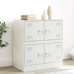 vidaXL Servanta, alb, 67x39x73 cm, otel GartenMobel Dekor (841654) Comoda