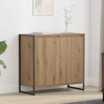 vidaXL Dulap lateral Stejar artizanal 79 x 36 x 75 cm Lemn compozit GartenMobel Dekor (886605) Comoda
