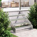 vidaXL Treapta tip gratar, 90x24x7 cm, otel galvanizat GartenMobel Dekor (155680) Covor