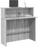 vidaXL Birou de receptie Gri Sonoma 100x50x103, 5 cm Lemn prelucrat GartenMobel Dekor (859029)