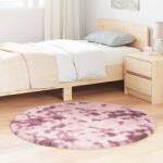 vidaXL Covor shaggy cu pom înalt, NAVARRA, roz praf, 120x120 cm GartenMobel Dekor (4102905) Covor