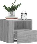 vidaXL Noptiera montata pe perete gri Sonoma 45x30x35 cm GartenMobel Dekor (848321)