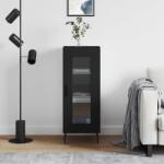 vidaXL Servanta, negru, 34, 5x34x90 cm, lemn compozit GartenMobel Dekor (828813) Comoda