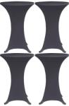 vidaXL Husa de masa elastica, 4 buc. , antracit, 70 cm GartenMobel Dekor (279085)