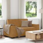 vidaXL Canapea cu 2 locuri, maro, 160x78x84 cm, catifea GartenMobel Dekor (4105017) Canapea