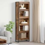 vidaXL Dulap pentru carti 2 pcs Lemn Vechi 60 x 30 x 189, 5 cm GartenMobel Dekor (3403002) Biblioteca