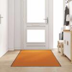 vidaXL Covoras de intrare Altele Portocaliu si negru 120 x 250 cm GartenMobel Dekor (4100745) Pres