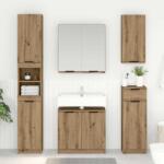 vidaXL Dulap de Baie cu usa Stejar Artizanal 64, 5 x 33, 5 x 59 cm GartenMobel Dekor (880744)