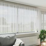 vidaXL Cortina din Dantela cu perdele Floral Alb 140x900cm Poliester GartenMobel Dekor (4107842)