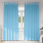 vidaXL Perdele Opaque cu Inel 2 pcs Albastru deschis 225 x 140 cm GartenMobel Dekor (4107545)