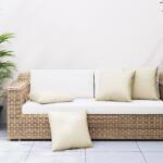 vidaXL Perne de canapea, 4 buc. , crem, 50x50 cm, textil GartenMobel Dekor (360383)