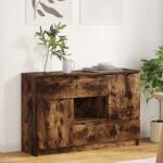 vidaXL Bufet cu sertar Stejar fumuriu 100 x 30 x 65, 6 Lemn compozit GartenMobel Dekor (888792) Comoda