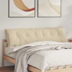 vidaXL Perna pentru spate Crem 180 x 50 cm Tesatura din microfibra GartenMobel Dekor (42014949)