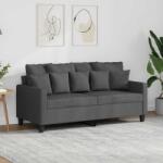 vidaXL Canapea cu 2 locuri, gri închis, 140 cm, material textil GartenMobel Dekor (359268) Canapea