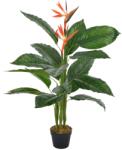 vidaXL Planta artificiala Strelitzia cu ghiveci, rosu, 100 cm GartenMobel Dekor (280197)