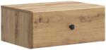 vidaXL Noptiera suspendata stejar artizanal cu sertar, 49 x 34, 5 x 20 cm (899143)