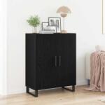 vidaXL Bufet Stejar negru 69.5 x 34 x 90 cm Lemn compozit GartenMobel Dekor (862875) Comoda