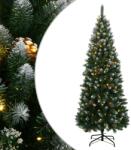 vidaXL Brad de Craciun artificial cu 150 LED-uri, 150 cm GartenMobel Dekor (3315749)