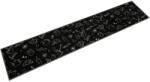 vidaXL Covor de bucatarie lavabil Morning, negru, 60x300 cm, catifea GartenMobel Dekor (4005586) Pres