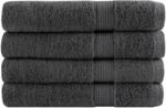 vidaXL Prosoape de sauna SOLUND 4 buc. antracit 80x200 cm 600 gsm GartenMobel Dekor (137169) Prosop