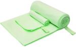 vidaXL Set de Prosoape Sport 2 pcs Verde tesatura GartenMobel Dekor (42011496) Prosop