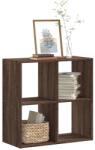 vidaXL Biblioteca, stejar maro, 68, 5x32x68, 5 cm, lemn prelucrat GartenMobel Dekor (852831) Biblioteca