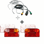 Fristom Pachet iluminare remorca FT-088 , triple + cablaj 7m, 7Pini (FT-088 BAJONET + IIIA-070-055)