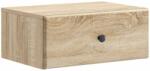 vidaXL Noptiera suspendata stejar sonoma cu sertar, 49 x 34, 5 x 20 cm (899129)