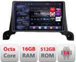 Edotec Navigatie Android Peugeot 5008 2016-2020 QLED 2K 16GB+512GB 360 (kit-5008+EDT-E809-2K)