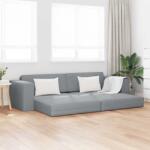 vidaXL Pat canapea Gri deschis 245 x 78 x 77 cm tesatura GartenMobel Dekor (4106715) Canapea
