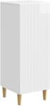 vidaXL Bufet Alb foarte lucios 33 x 34, 5 x 90 cm Lemn prelucrat GartenMobel Dekor (894599) Comoda