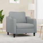 vidaXL Fotoliu canapea, gri deschis, 60 cm, material textil GartenMobel Dekor (359343) Canapea