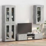 vidaXL Cabinet suspendat Gri beton 55 x 29 x 100 cm Lemn compozit GartenMobel Dekor (880224)