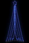 vidaXL Pom de Craciun LED 339 LED-uri Albastru 187 cm GartenMobel Dekor (4016430)