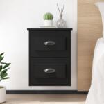 vidaXL Noptiere de perete, 2 buc. , negru, 41, 5x36x53cm GartenMobel Dekor (816395)