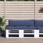 vidaXL Perne canapea din paleti, 2 buc. , bleumarin, textil Oxford GartenMobel Dekor (378268)