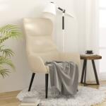 vidaXL Scaun de relaxare, crem, material textil GartenMobel Dekor (341073)