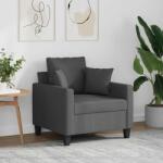 vidaXL Fotoliu canapea, gri închis, 60 cm, material textil GartenMobel Dekor (359252) Canapea