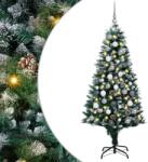 vidaXL Brad de Craciun artificial Verde 180 cm PVC si Otel si Plastic GartenMobel Dekor (3396263)