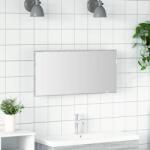 vidaXL Oglinda pentru baie Gri închis sonoma 80 x 8.5 x 37 cm GartenMobel Dekor (863304)