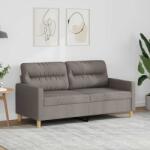 vidaXL Canapea cu 2 locuri, gri taupe, 140 cm, material textil GartenMobel Dekor (359242) Canapea