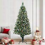 vidaXL Brad de Craciun artificial Verde 180 cm PVC si Otel si Plastic GartenMobel Dekor (3396260)
