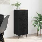 vidaXL Bufet cu sertar Stejar negru 34 x 34.5 x 90 cm Lemn compozit GartenMobel Dekor (881551) Comoda