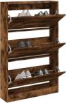 vidaXL Pantofar, stejar fumuriu, 80x21x125, 5 cm, lemn compozit GartenMobel Dekor (839928) Pantofar