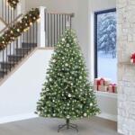 vidaXL Brad de Craciun artificial cu ramuri articulare Verde 240 cm GartenMobel Dekor (3395507)