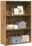 vidaXL Biblioteca, stejar artizanal, 80x30x114 cm, lemn prelucrat GartenMobel Dekor (857939) Biblioteca