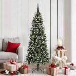 vidaXL Brad de Craciun artificial Verde 180 cm PVC si Plastic si Otel GartenMobel Dekor (3395821)