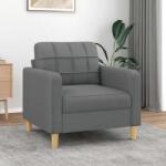 vidaXL Fotoliu canapea, gri închis, 60 cm, material textil GartenMobel Dekor (359076) Canapea