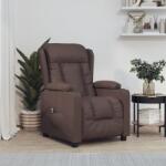 vidaXL Fotoliu rabatabil electric, maro, piele ecologica GartenMobel Dekor (3098802)