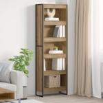 vidaXL Dulap pentru carti 2 pcs Stejar artizanal 60 x 30 x 189, 5 cm GartenMobel Dekor (3403003) Biblioteca